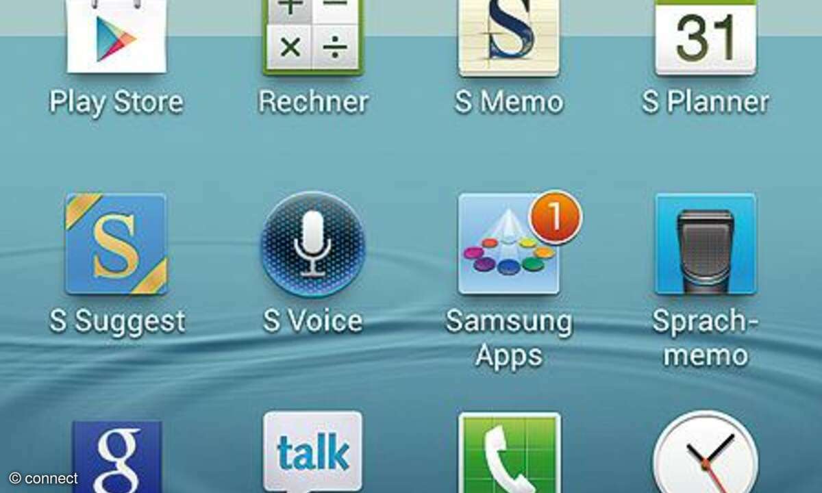 Samsung Touchwiz - Hauptmenü