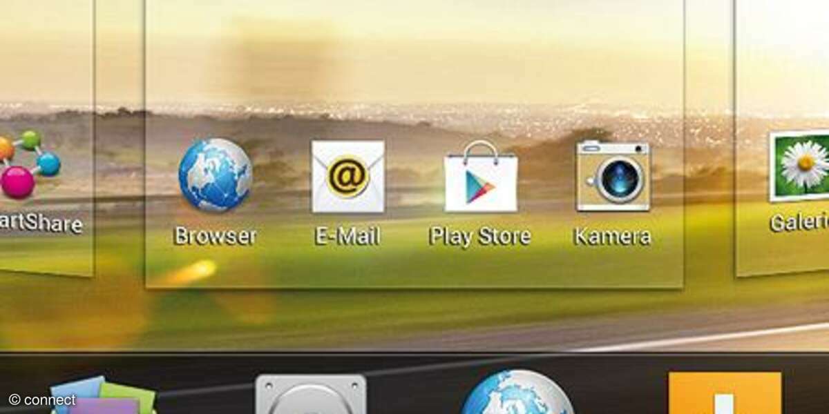 LG Optimus UI - Widgets platzieren
