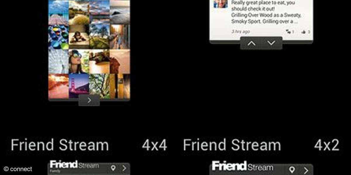 HTC Sense - Widgets platzieren