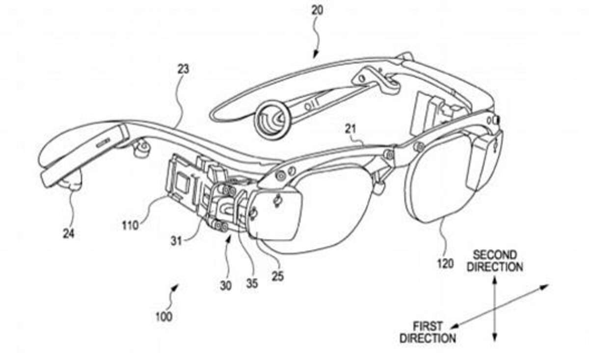 Sony-Brille Patentantrag