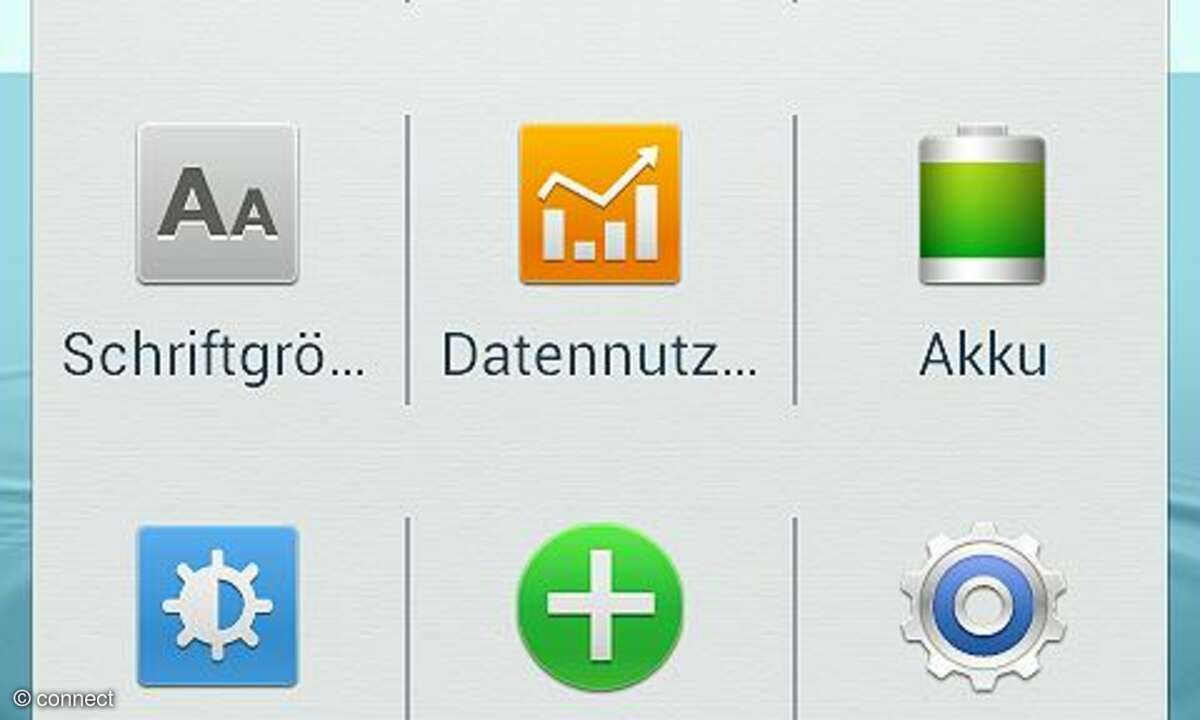 Samsung Galaxy S2 Plus - Bevorzugte Einstellungen