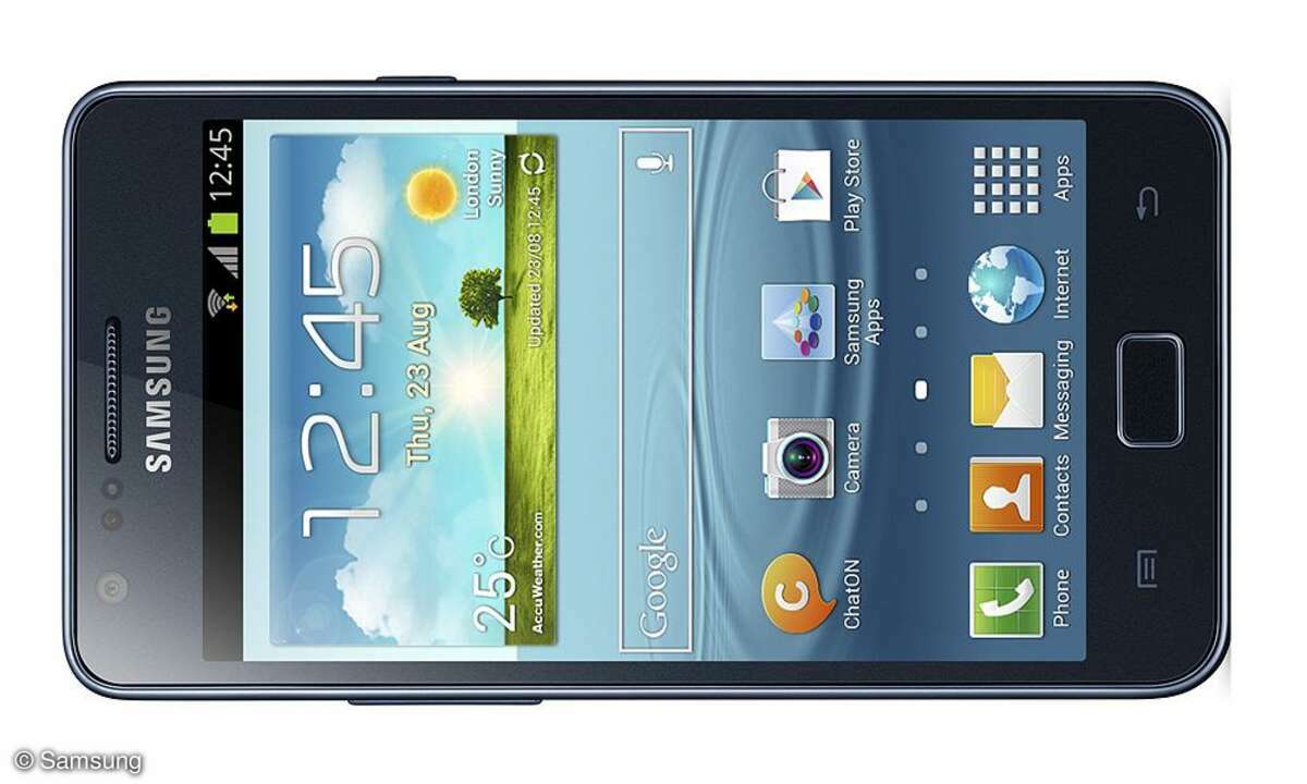 Samsung Galaxy S2 Plus - Frontansicht