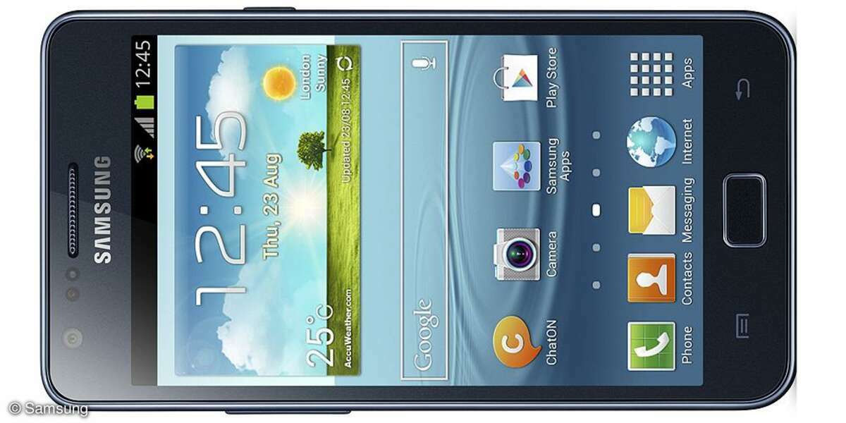 Samsung Galaxy S2 Plus - Frontansicht