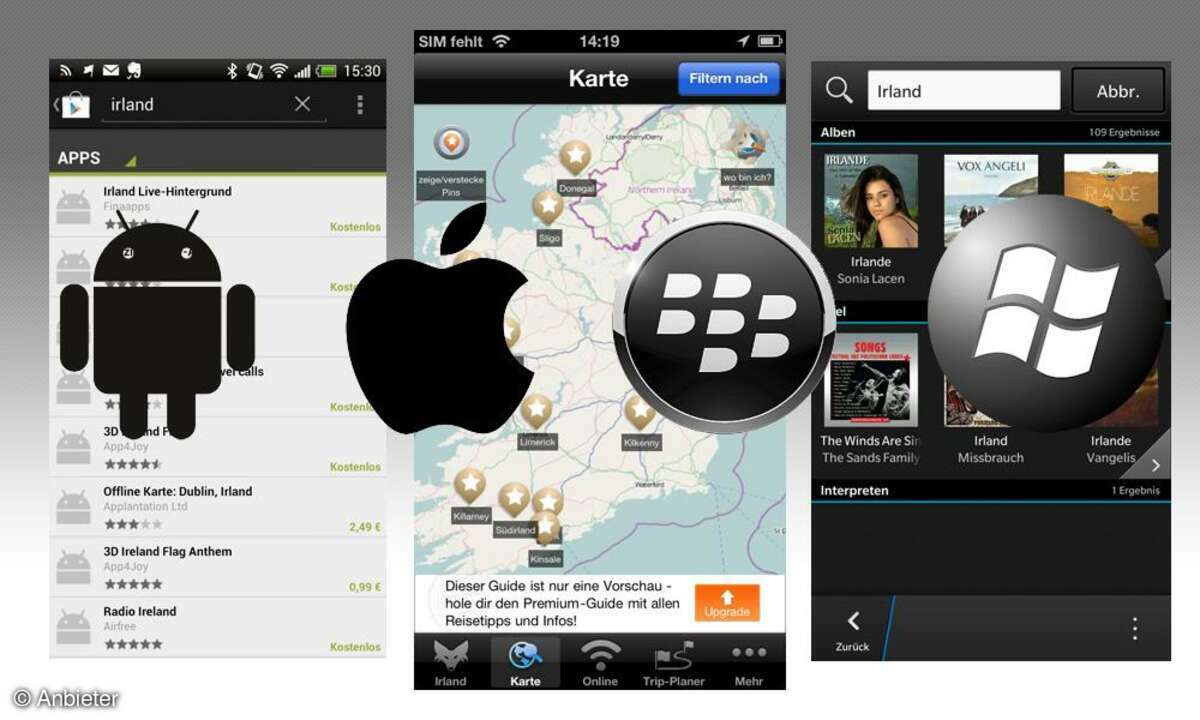 App-Stores im Vergleich