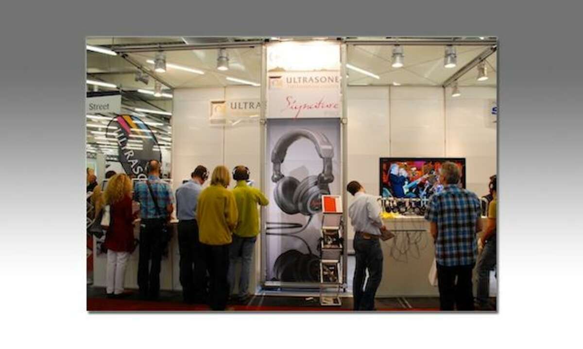 Ultrasone Messestand