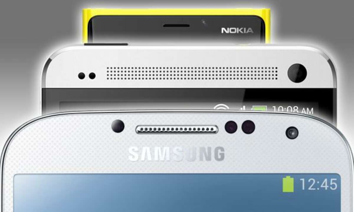 Galaxy S4, HTC One, Lumia 920