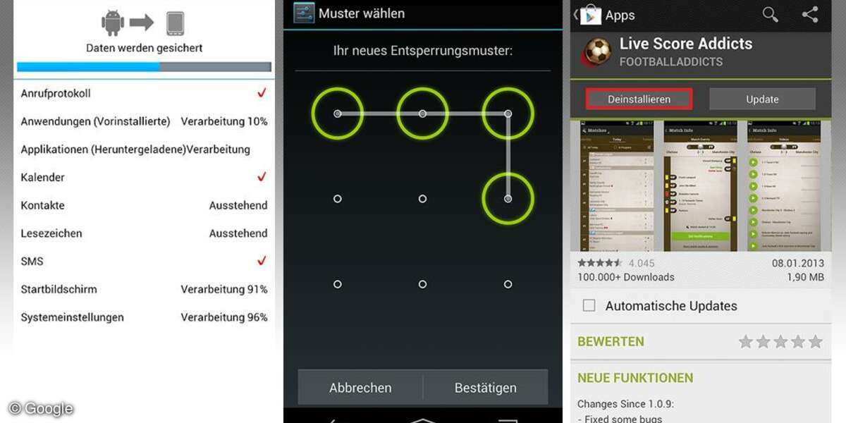 Android Sicherheitseinstellungen