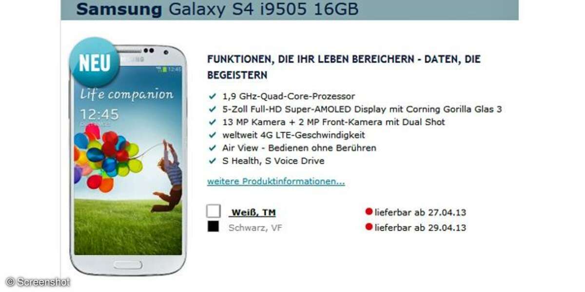 Phone House Samsung S4