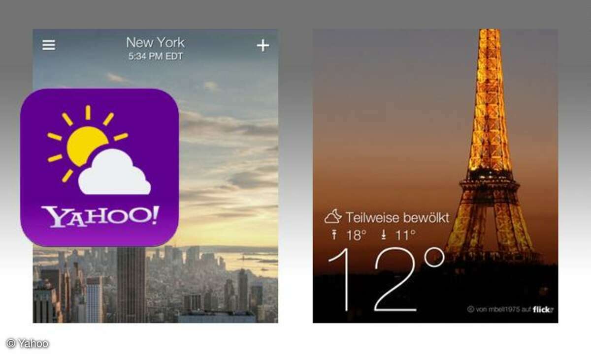 Yahoo Wetter App