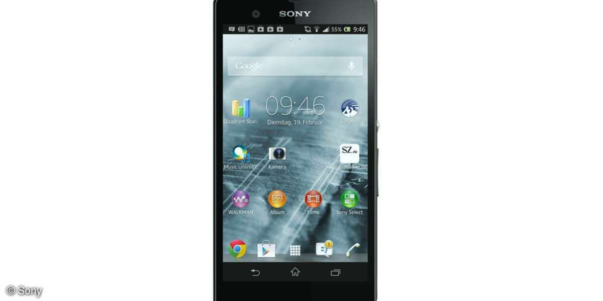 Fünf Stunden mehr YouTube - Sony Xperia Z