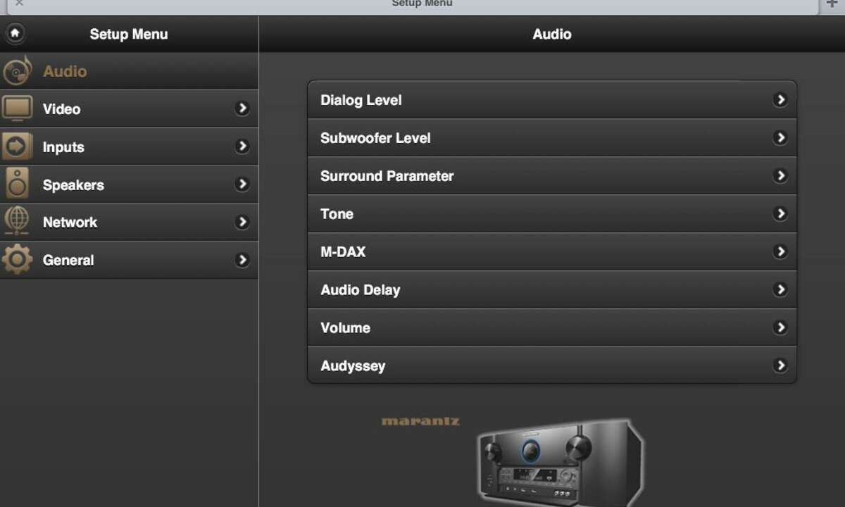 Marantz Setup iPad