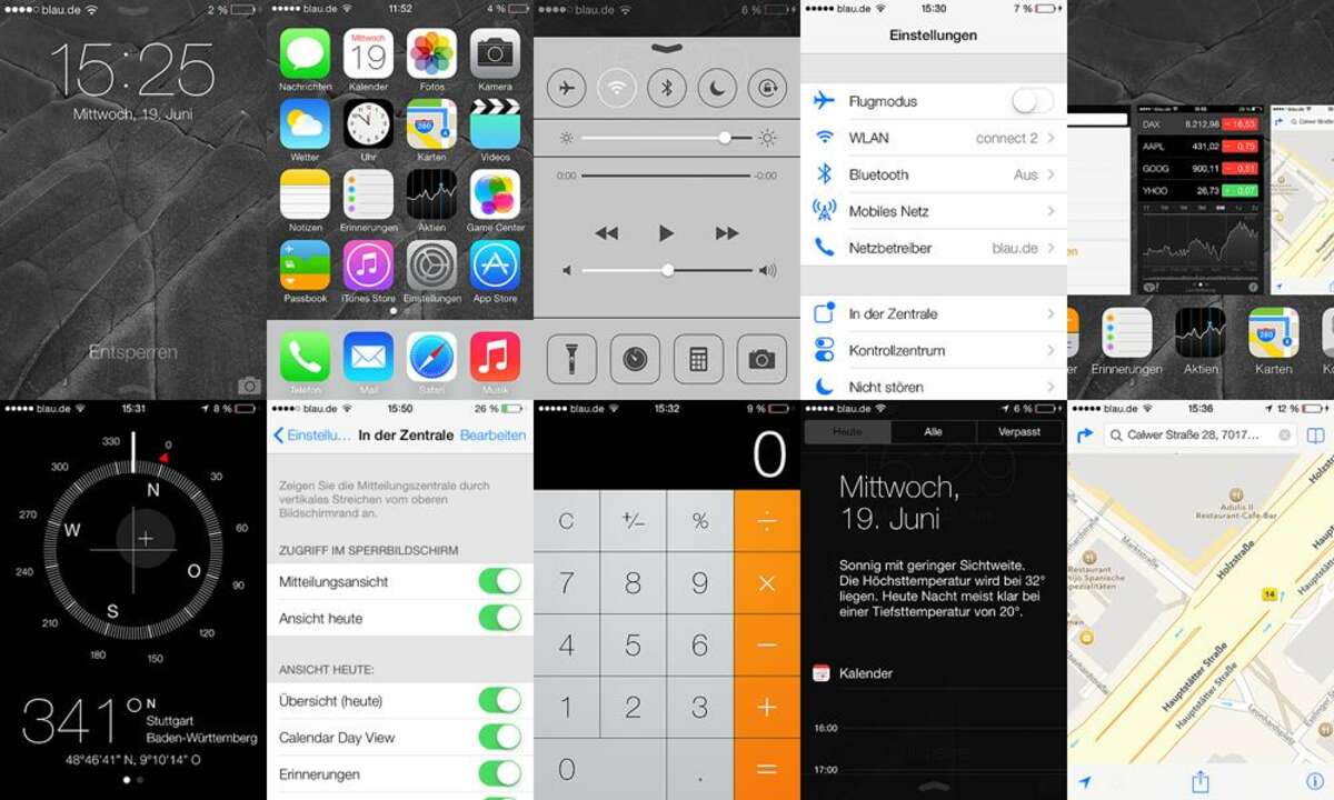 Apple: iOS 7 in Aktion