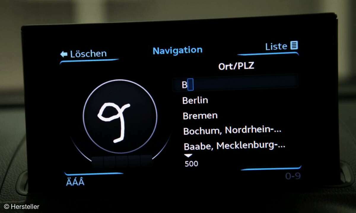 Audi A3 Navigationssystem
