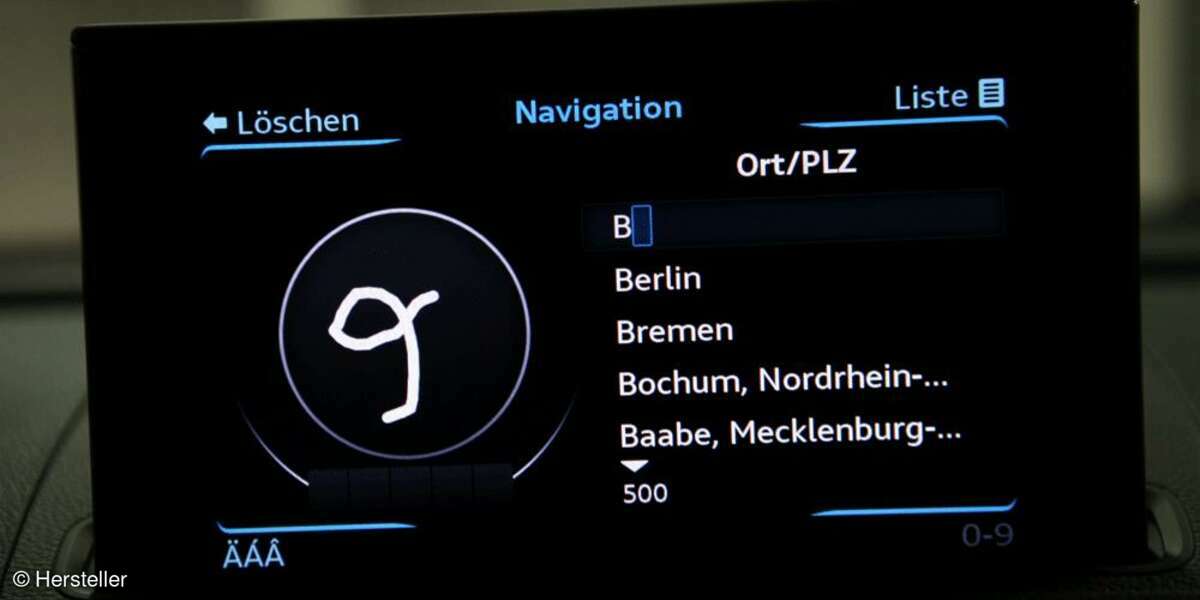 Audi A3 Navigationssystem