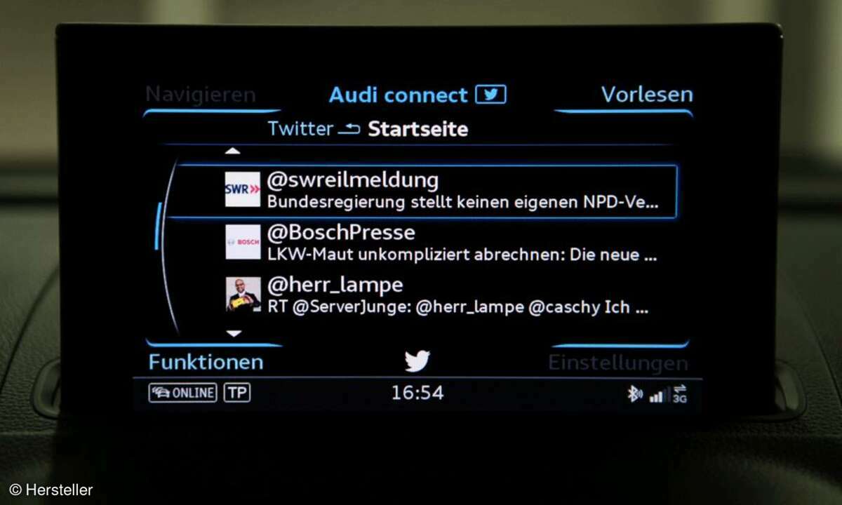 Audi A3 Navigationssystem