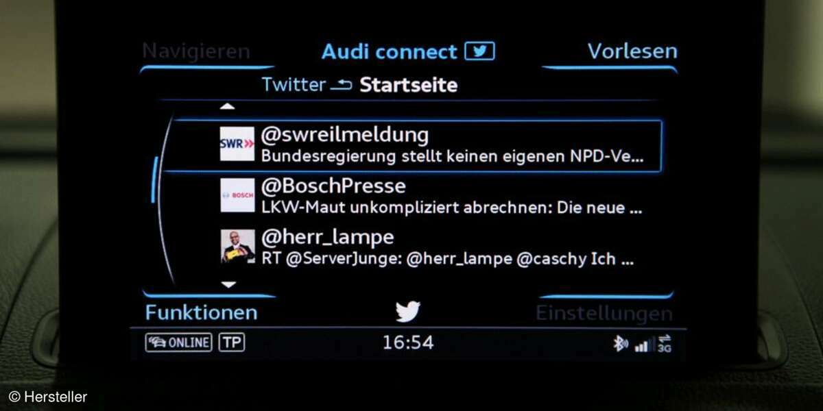 Audi A3 Navigationssystem