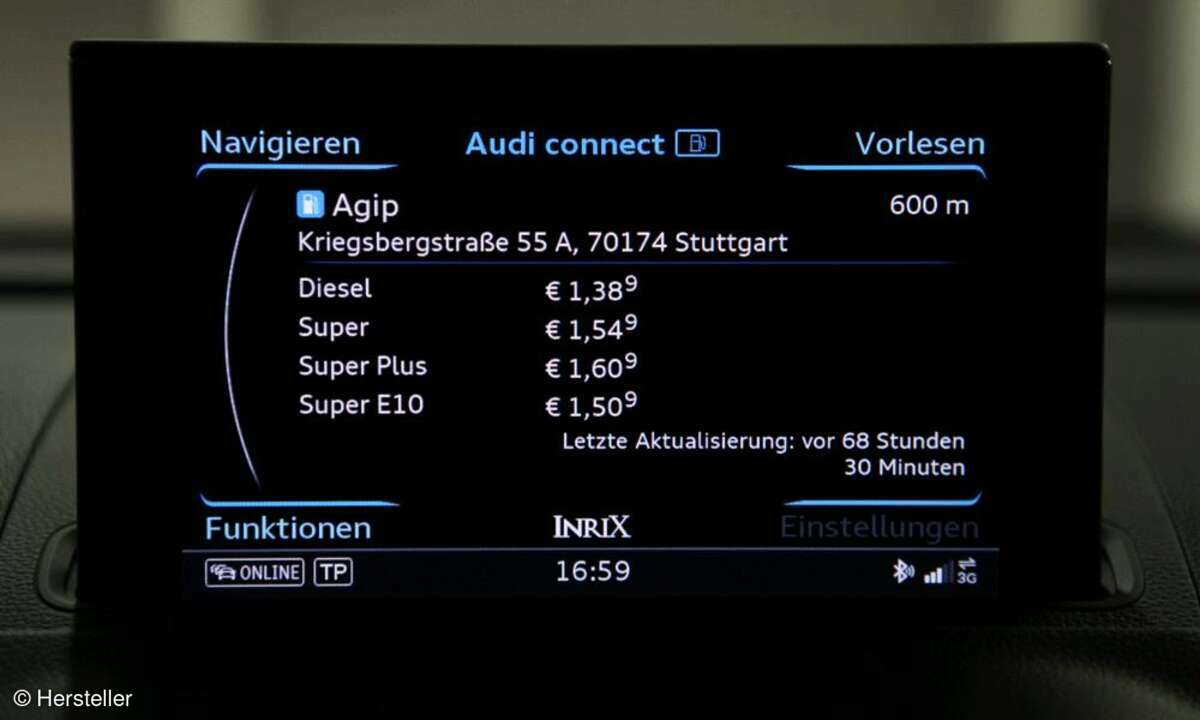 Audi A3 Navigationssystem
