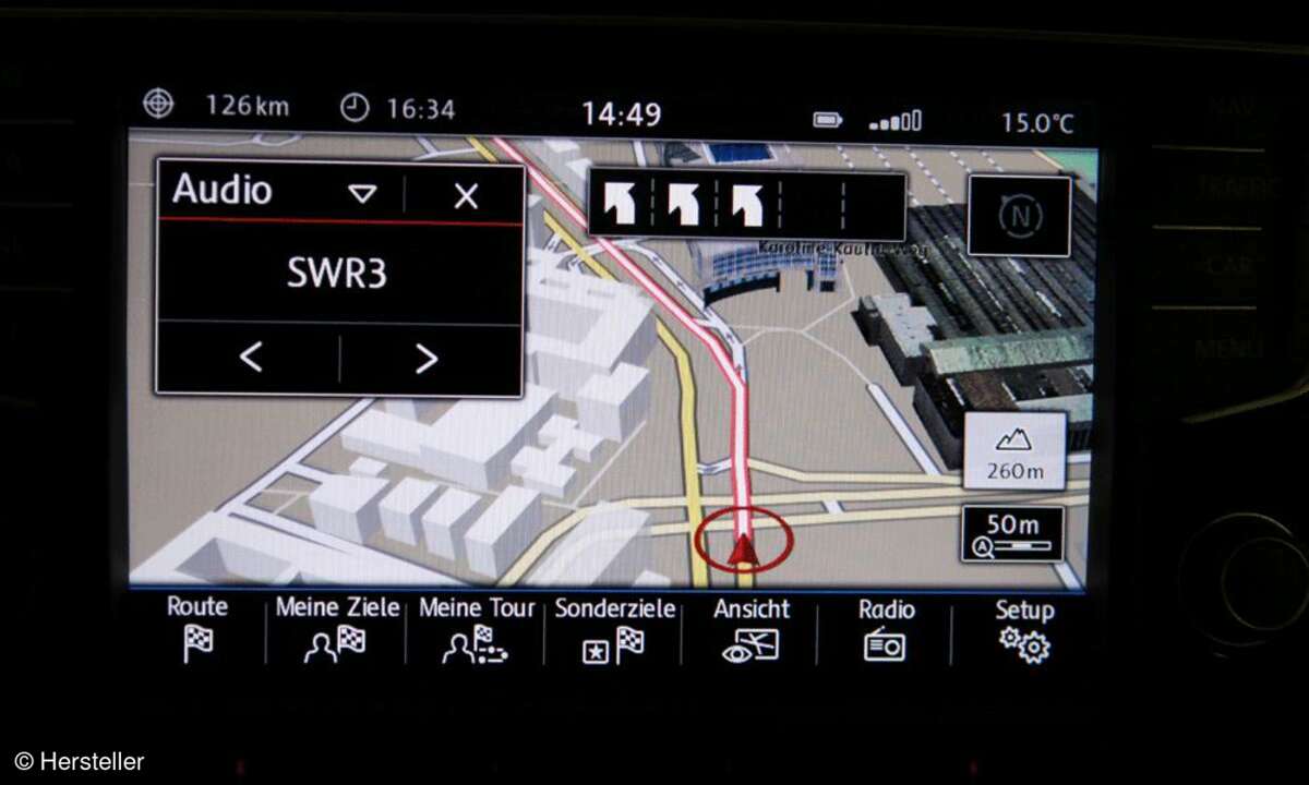 VW Golf Navigationssystem