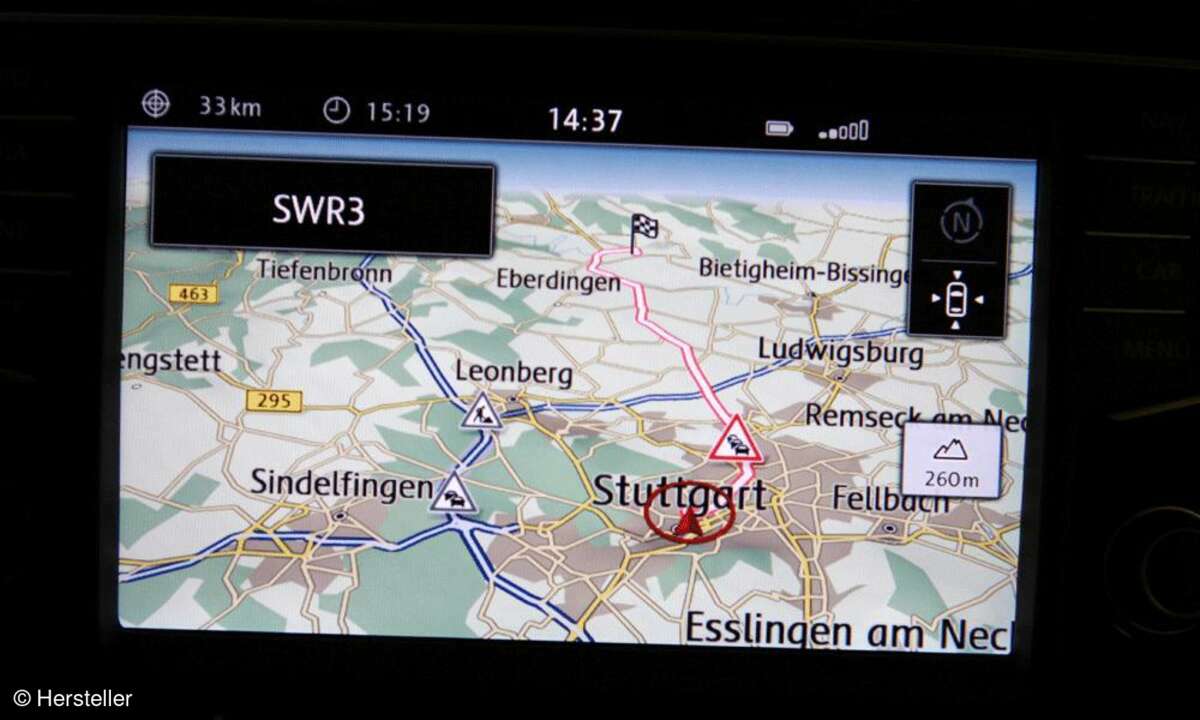 VW Golf Navigationssystem