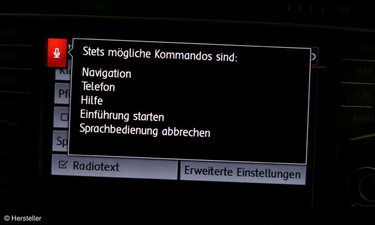 VW Golf Navigationssystem