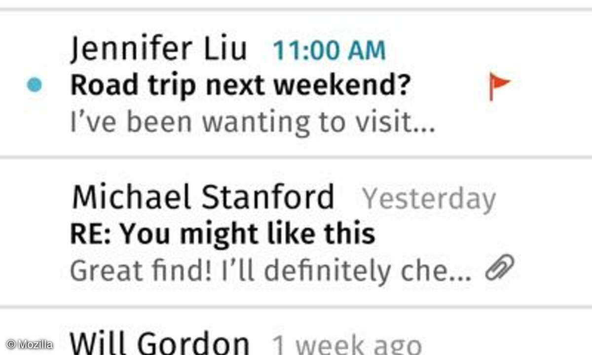 Firefox OS - E-Mail
