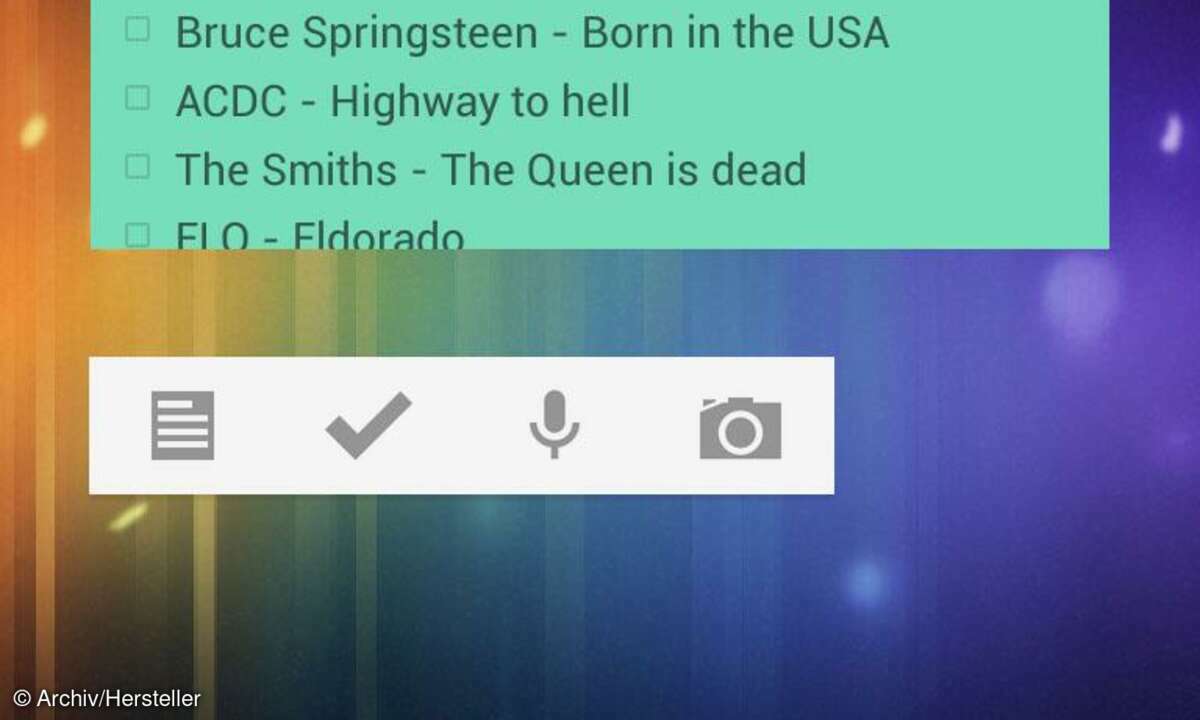 Google Keep reinhören