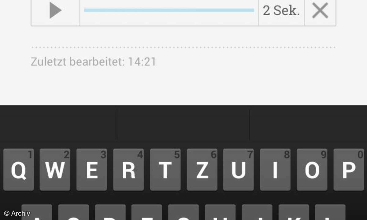 Google Keep Ernährungstipps