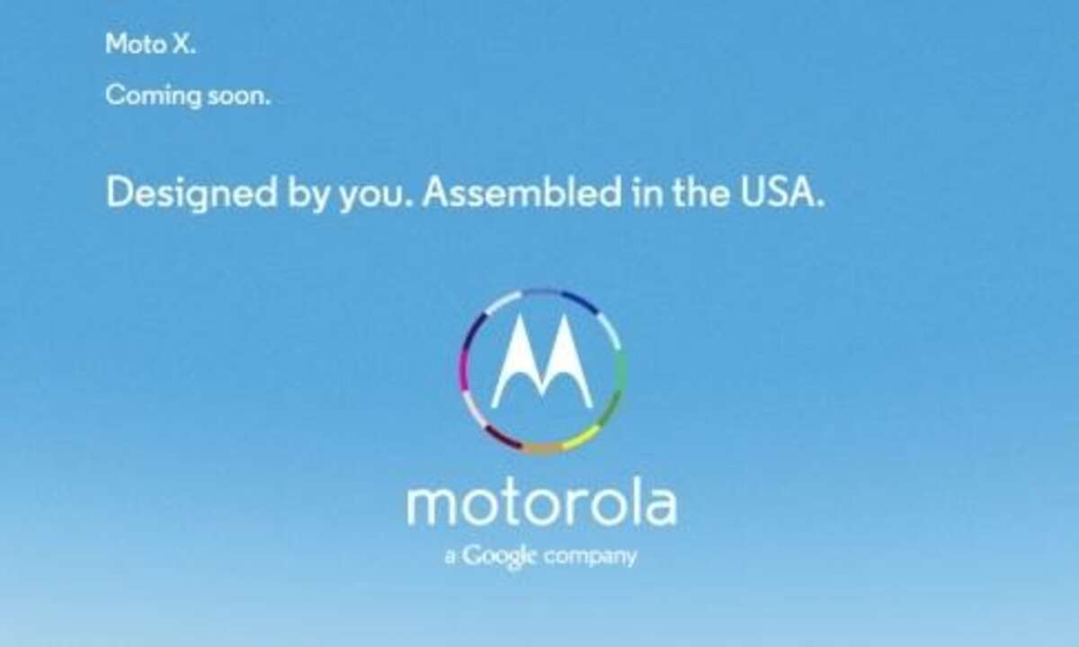 US-Printanzeige für das Motorola X