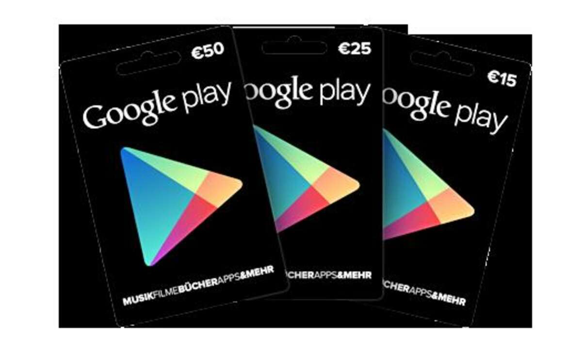 Google Play,Gutscheinkarten