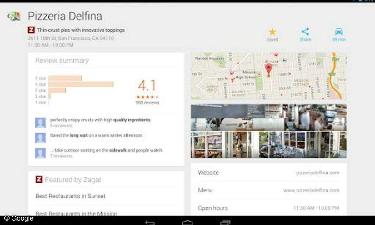 Google Maps für Android 7.0