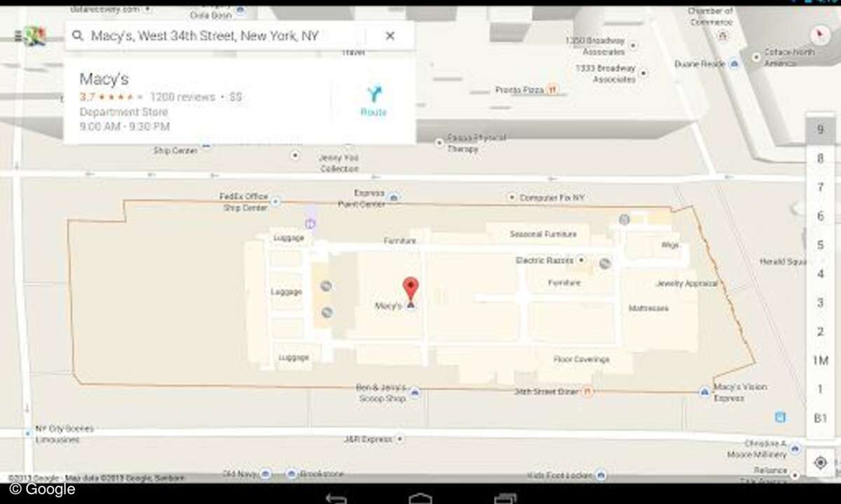 Google Maps für Android 7.0