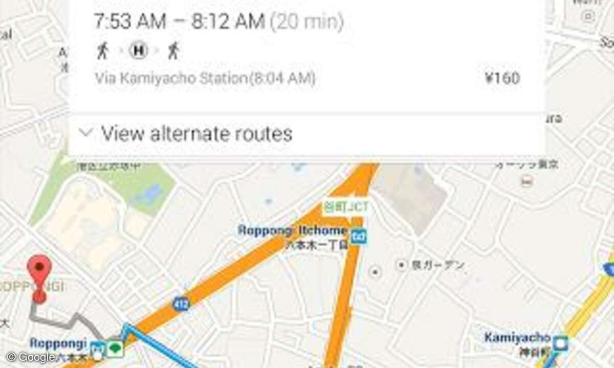 Google Maps für Android 7.0