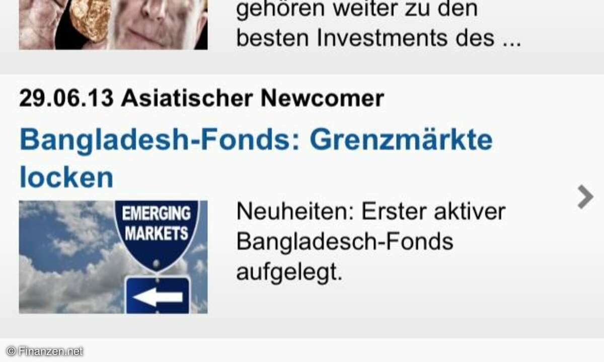Finanzen.net Börsen-App