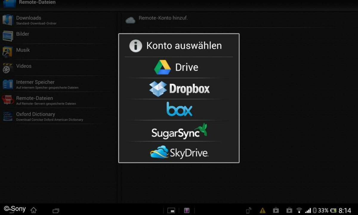 Sony Xperia Z Tablet - Explorer