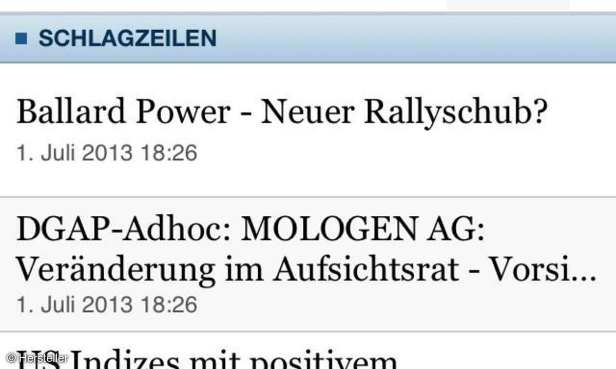 Die besten Börsenapps
