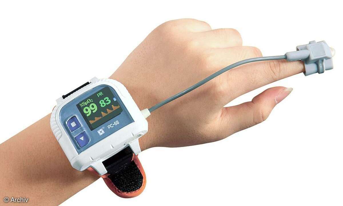 Oximeter am Handgelenk