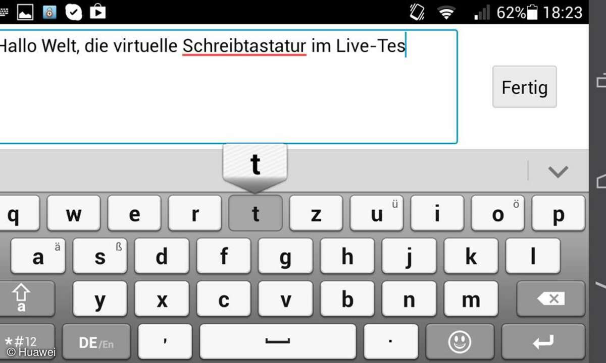 Huawei Ascend P6 - Tastatur