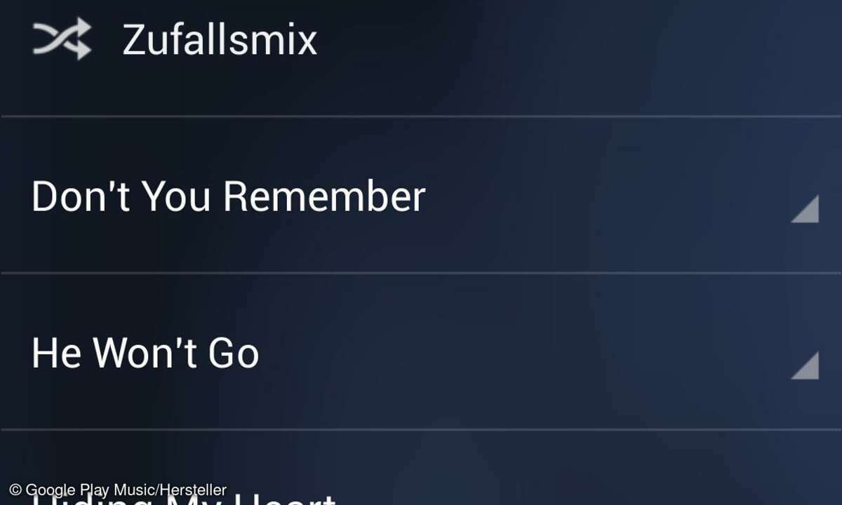 Google Play Music für Android
