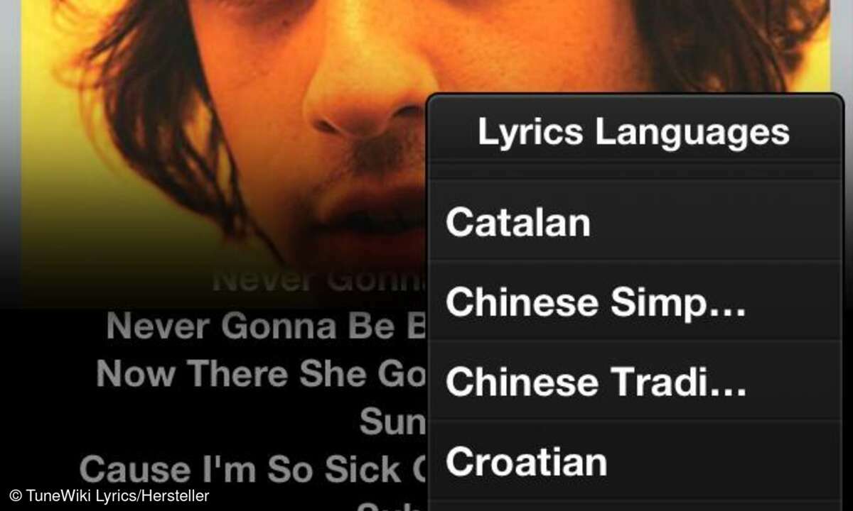 TuneWiki Lyrics für Android