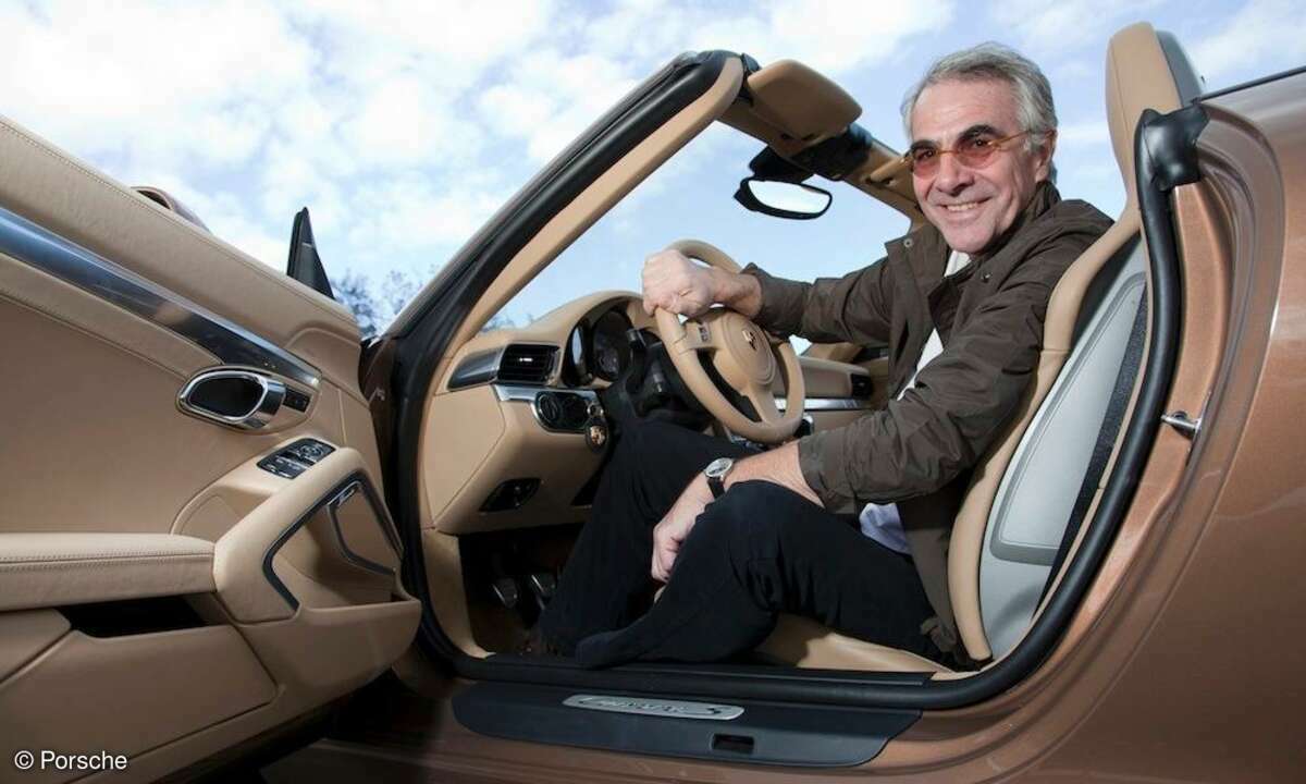 Dieter Burmester am Steuer