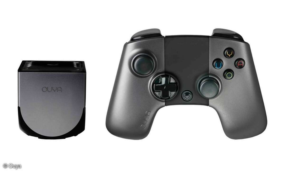 Ouya Konsole und Controller