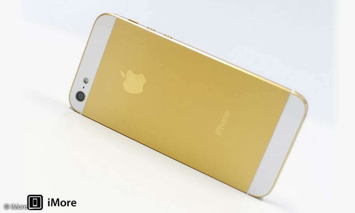 Mockup: So stellt sich iMore das goldene iPhone vor.