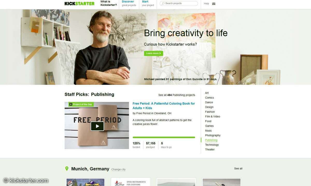 Projekte,Kickstarter