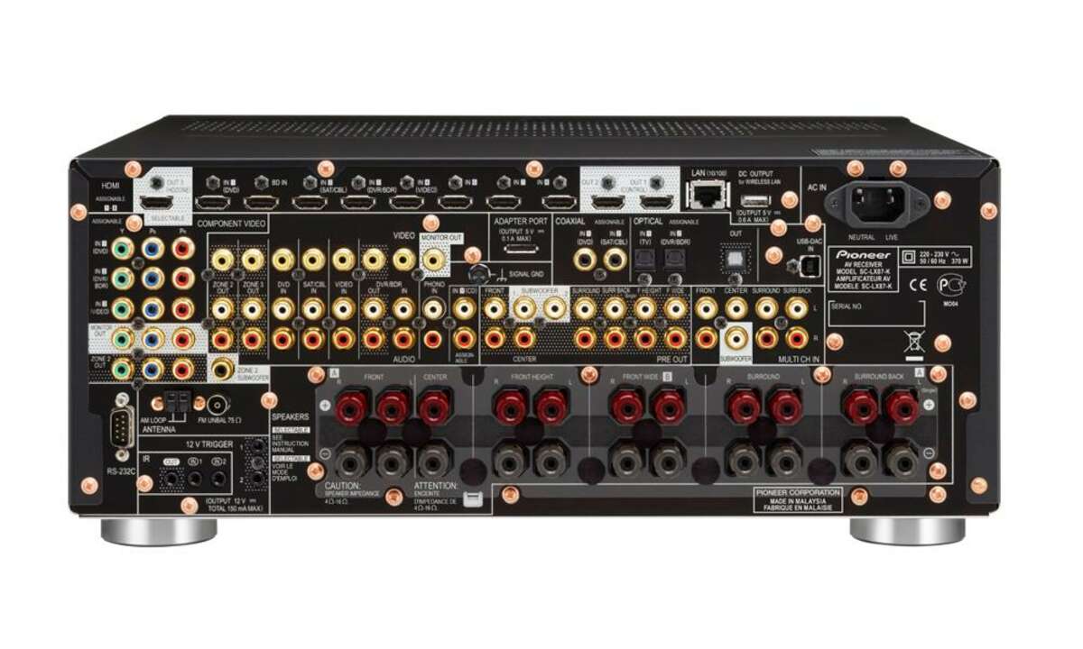Pioneer Mehrkanalreceiver Anschlüsse