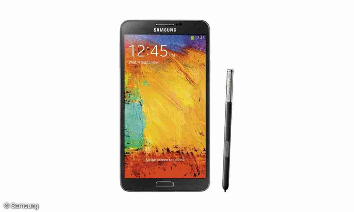 Alle Samsung galaxy 3 note auf einen Blick