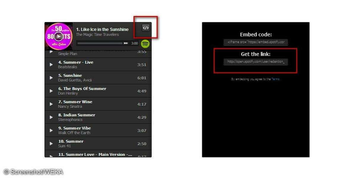 Import der Playlist