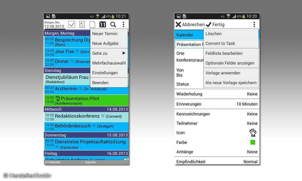 Pocket Informant KalenderApp für Android im Test connect