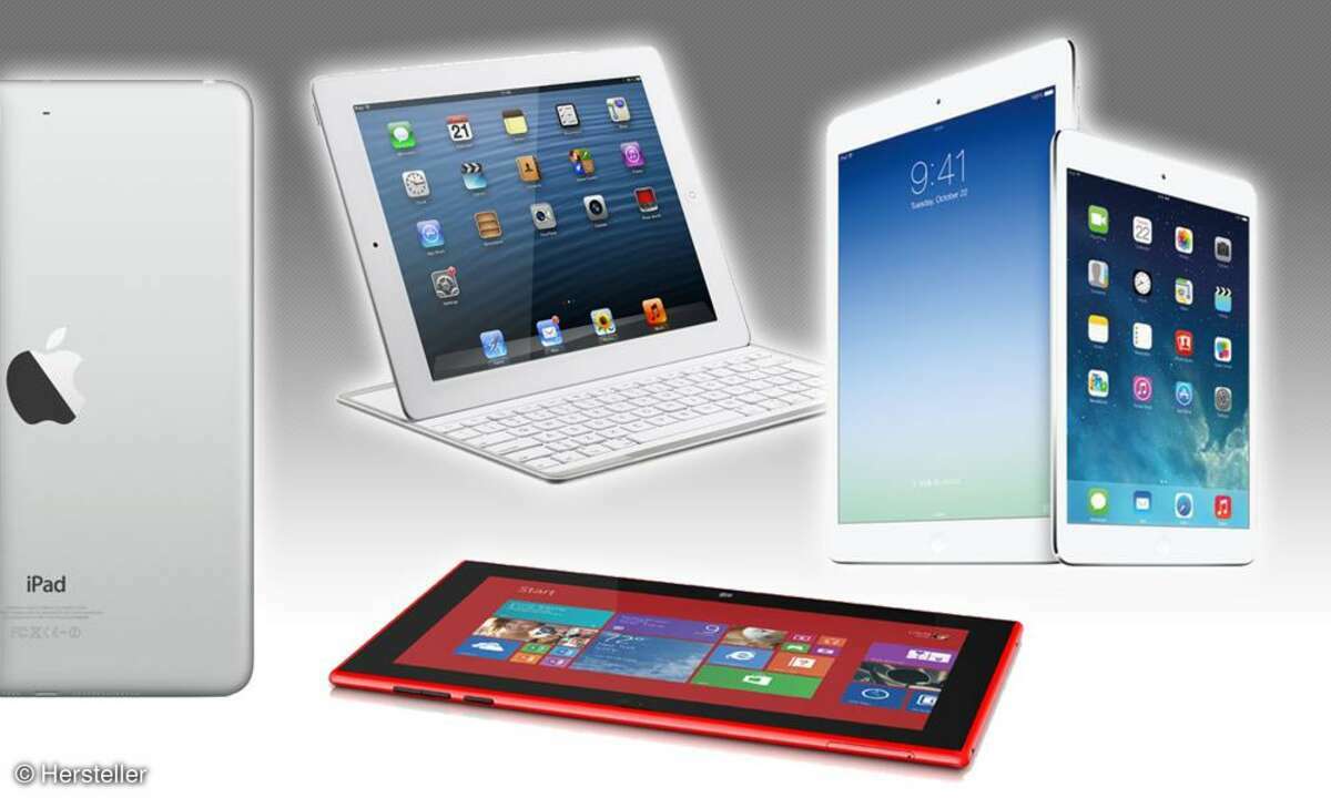 iPad Air, iPad Mini 2, Lumia 2520