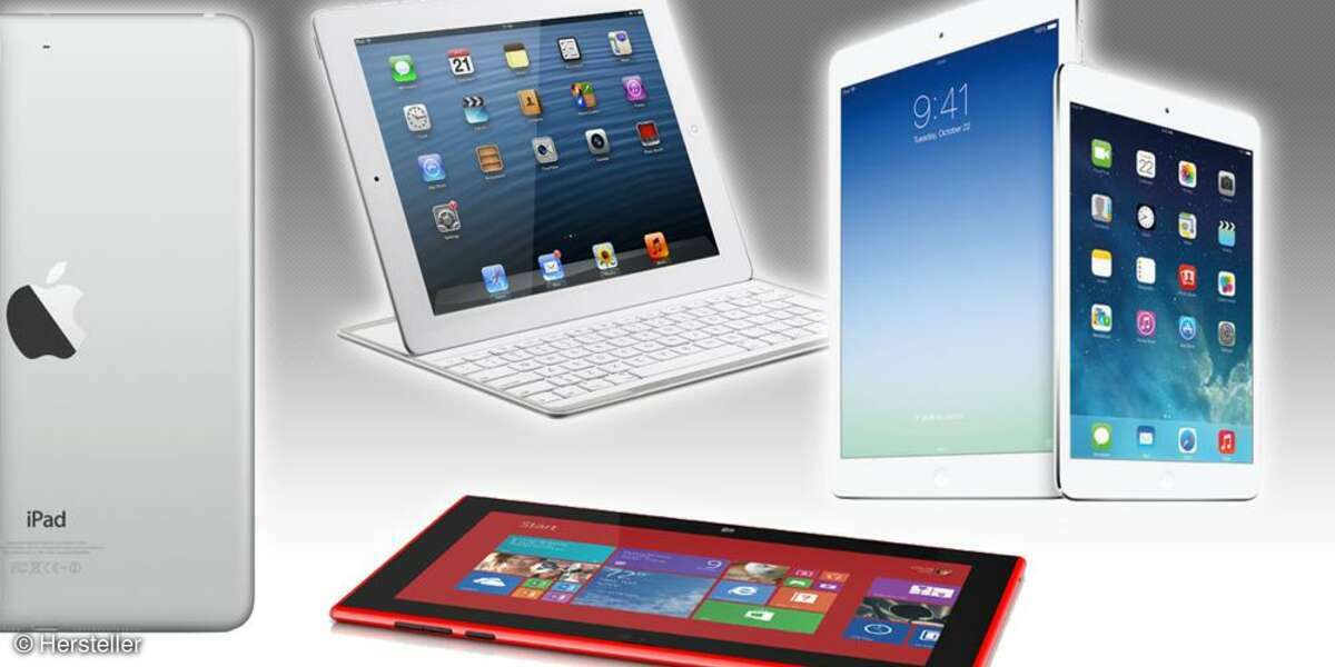 iPad Air, iPad Mini 2, Lumia 2520