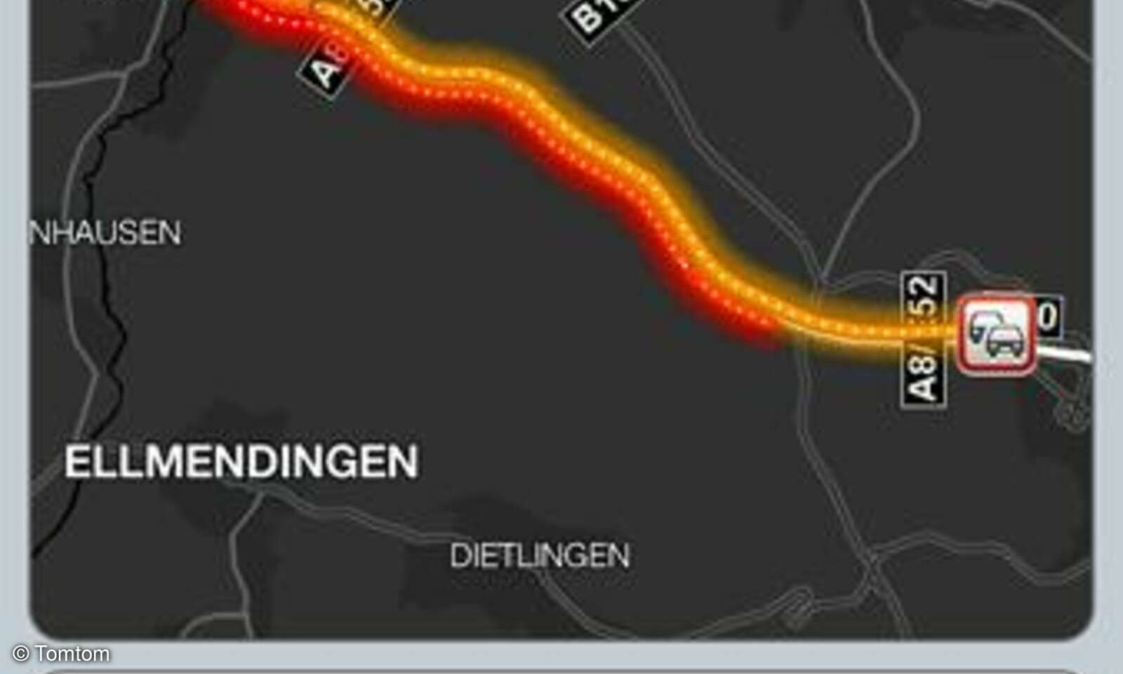 Staumeldungen mit Tomtom Traffic connect